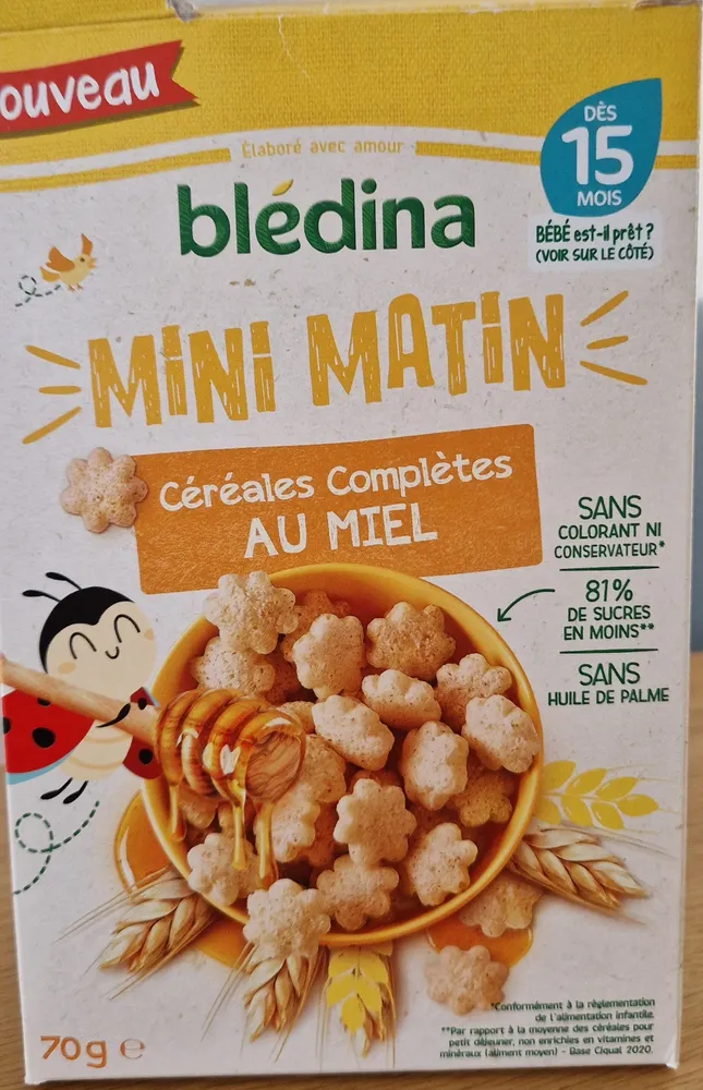 Mini Matin Céréales complètes au miel