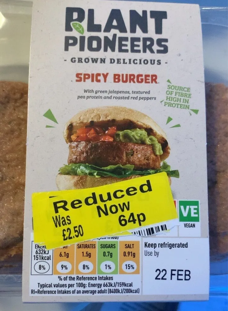 Spicy burger