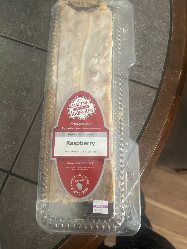Racine danish kringles, kringle, raspberry