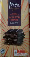 Dark chocolate Salted pecan brownie