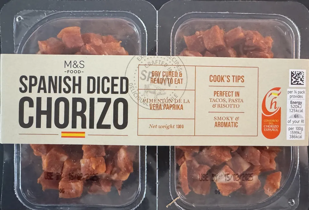 Spanish Diced Chorizo