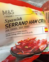 Serrano ham crisps