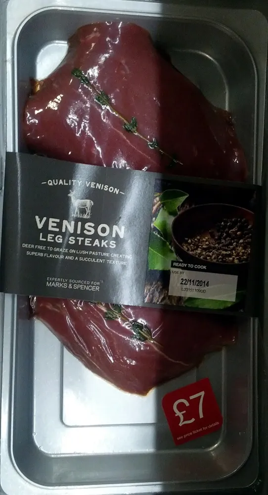 Venison Leg/Steaks
