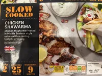 slow cooked chicken shawarma