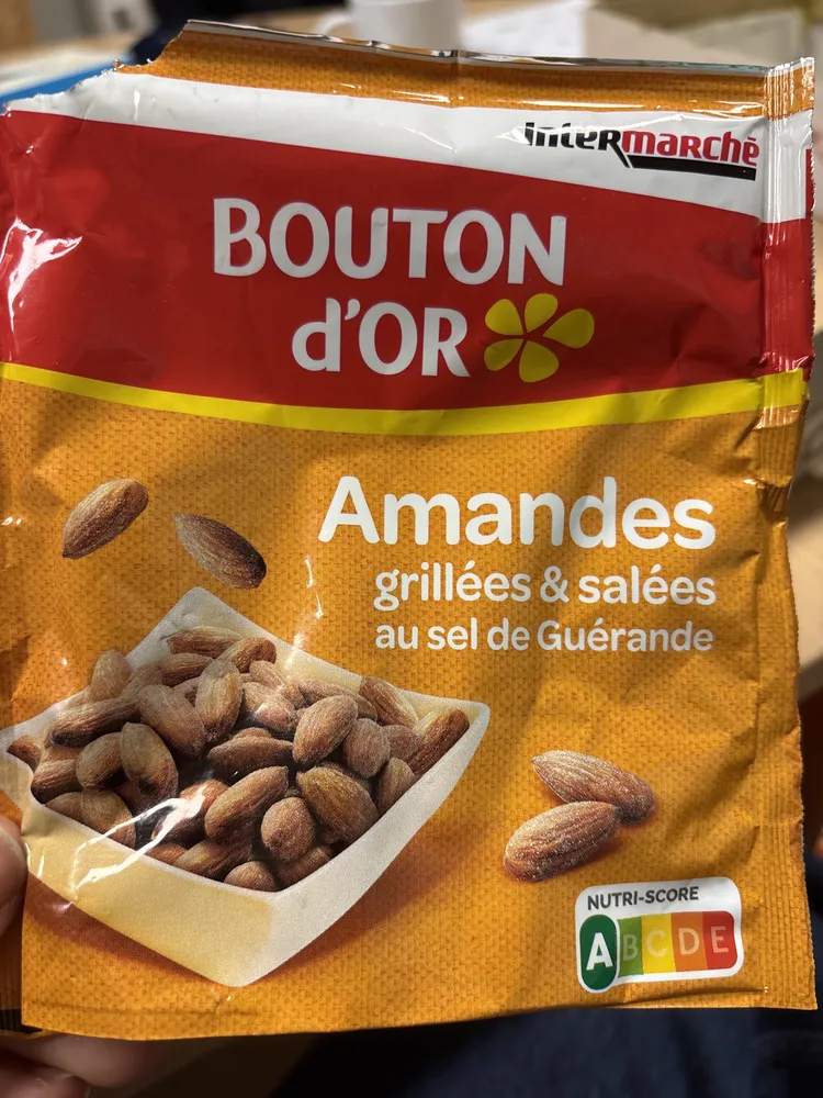 Amandes grillées & salées au sel de Guérande