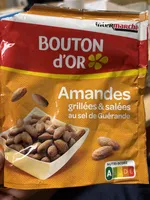 Amandes grillées & salées au sel de Guérande