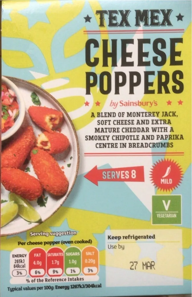Tex mex cheese poppers