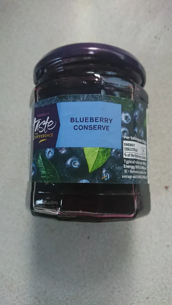 Blueberry conserve