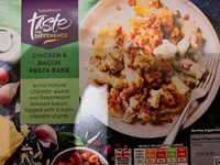 Chicken and bacon pasta bake