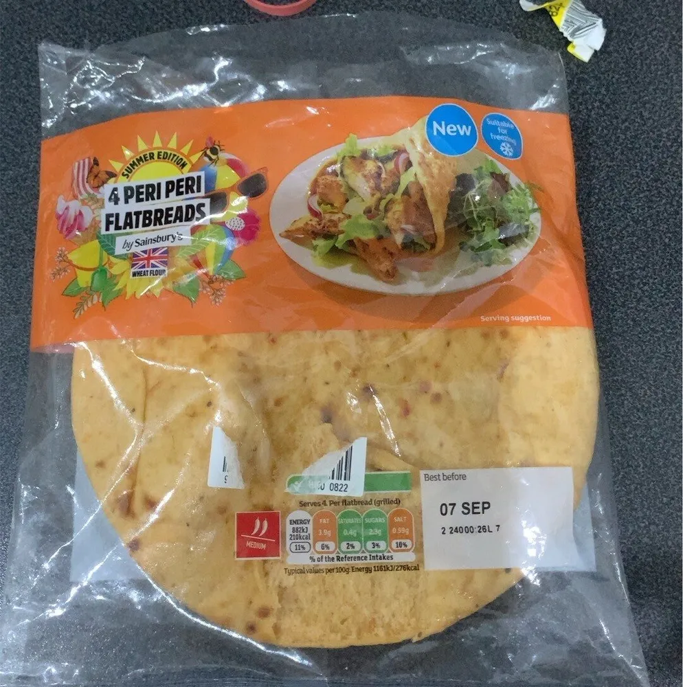 Peri peri flatbreads