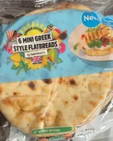 Mini greek style flatbreads