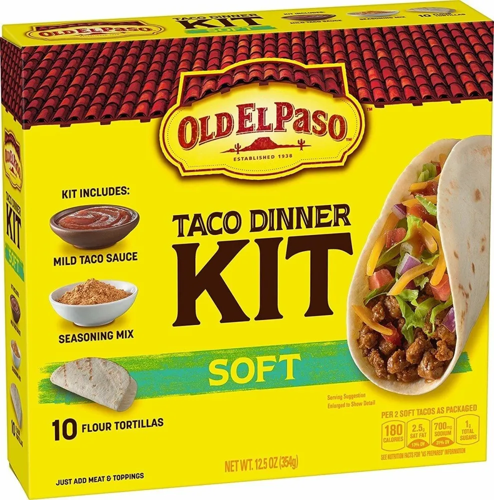 Soft taco dinner kit imp