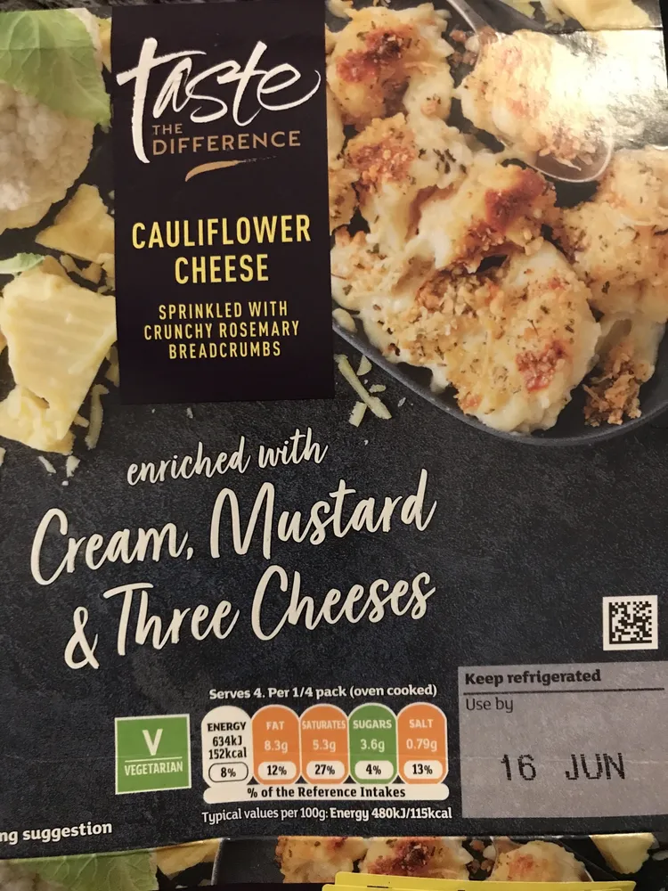 cauliflower cheese