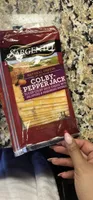 Colby-Pepper Jack Sliced Colby-Jack Cheese with Jalapeño & Habanero Peppers