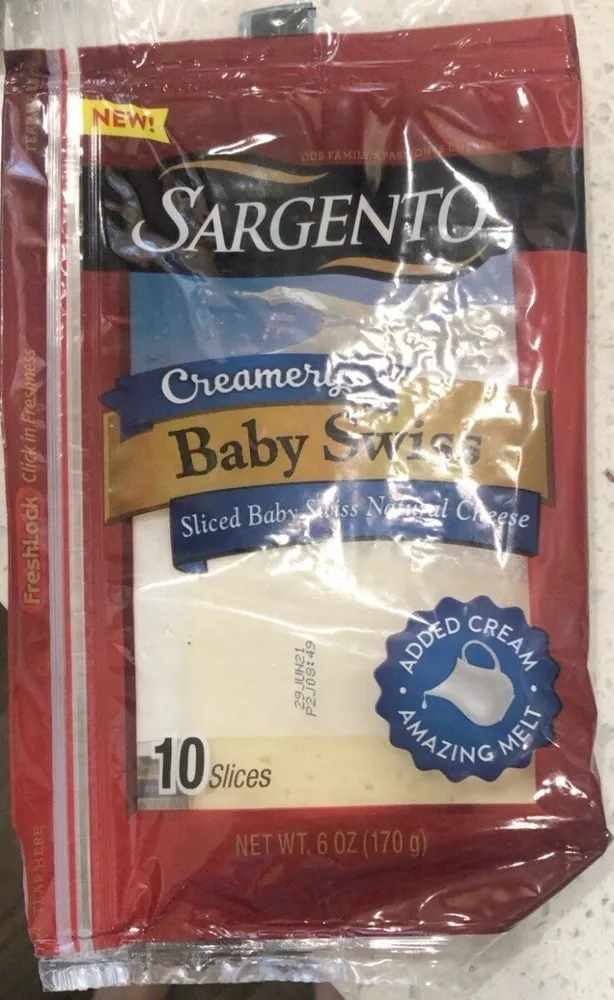 Creamy Baby Swiss Ceese