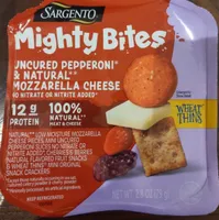 Mighty Bites Uncured Pepperoni & Mozzarella Cheese