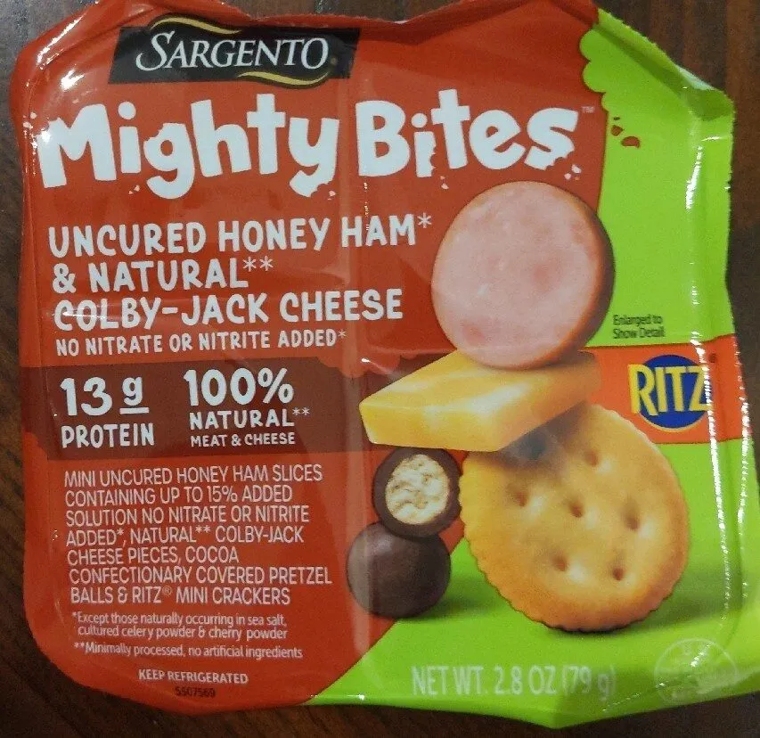 Quick Bites Uncured Honey Ham & Natural Colby Jack Cheese