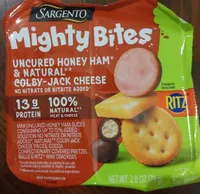 Quick Bites Uncured Honey Ham & Natural Colby Jack Cheese