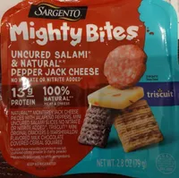 Mighty Bites Uncured Salami & Natural Pepper Jack Cheese