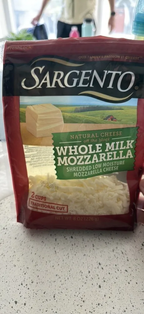 Whole Milk Mozzarella Shredded Low Moisture Mozzarella Cheese