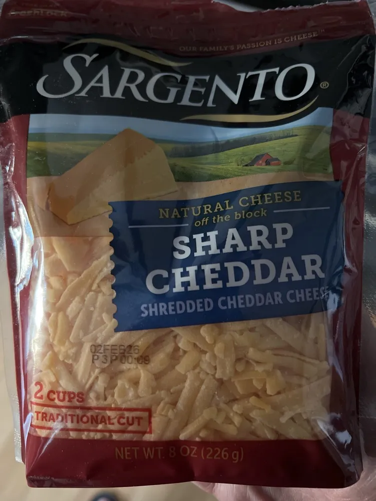 Sharp Cheddar Shredded Cheddar Cheese