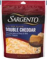 Double Cheddar Shredded Sharp & Mild Cheddar Cheese