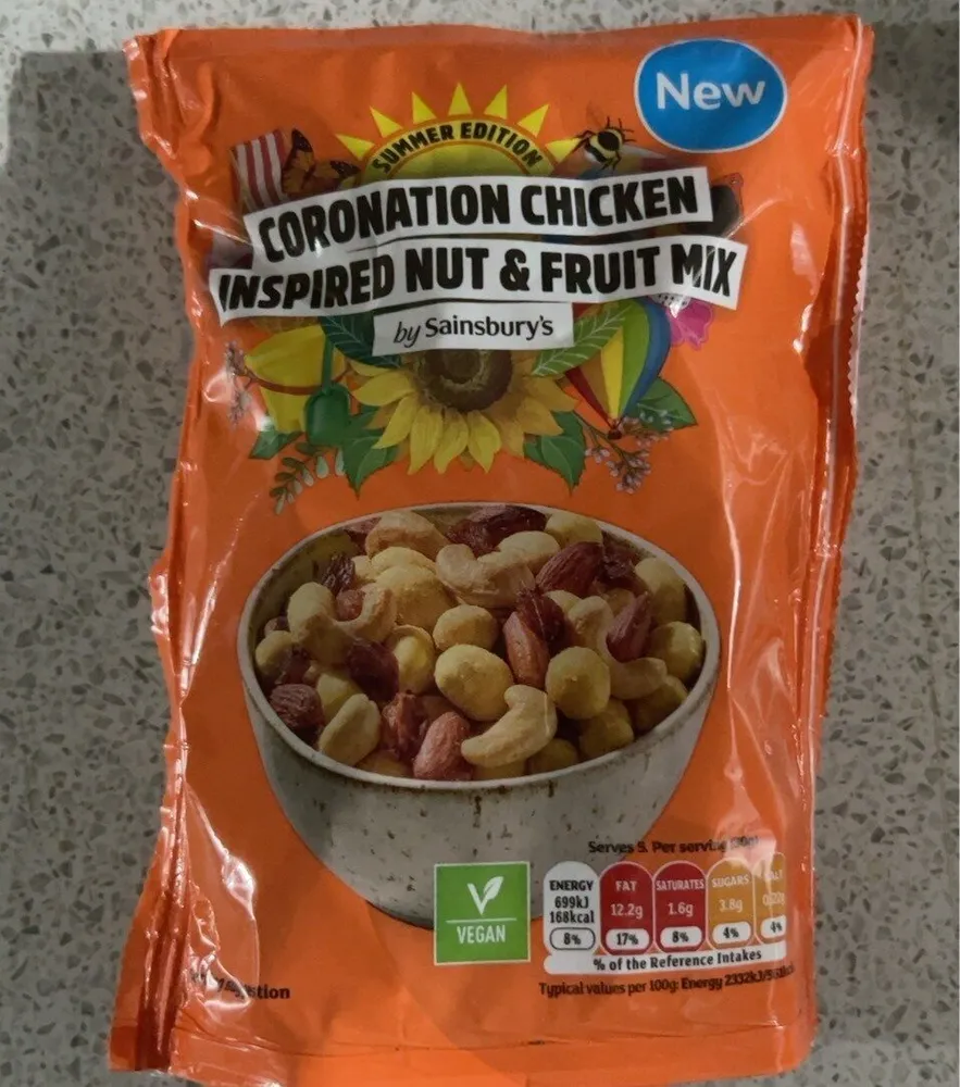 Coronation Chicken Inspired Nut and Fruit Mix