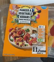 Paneer & Vegetable Kebabs