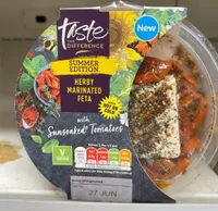 Herby marinated feta