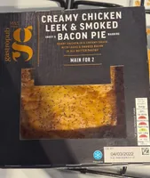 Chicken, Leek & Smoked Bacon Pie