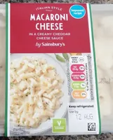 Macaroni cheese in a creamy cheddar cheese sauce