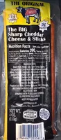 The big sharp cheddar cheese and sticks