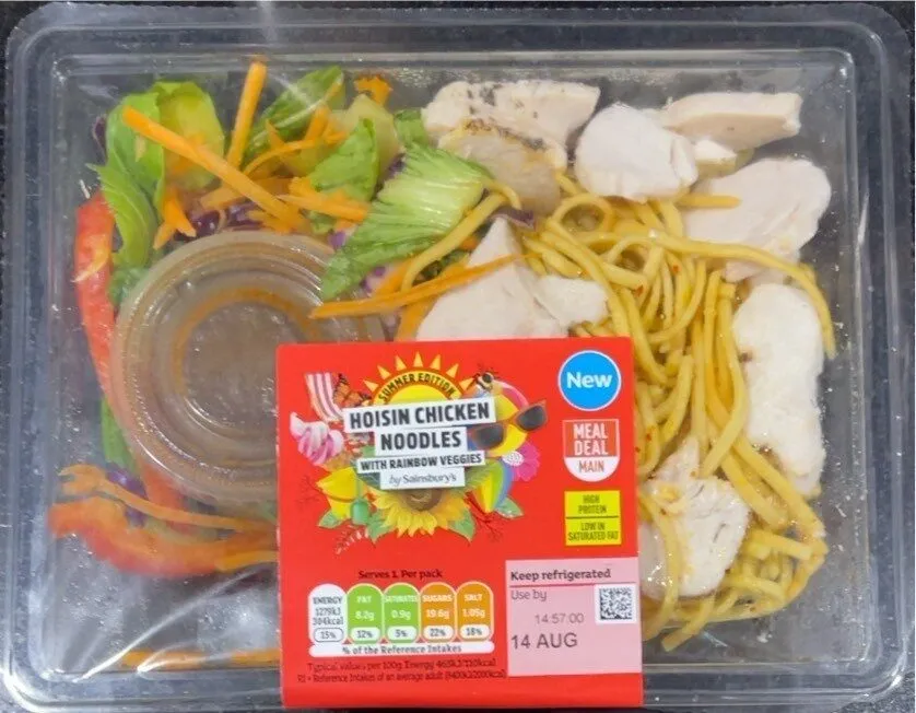 Hoisin Chicken Noodles with Rainbow Veggies