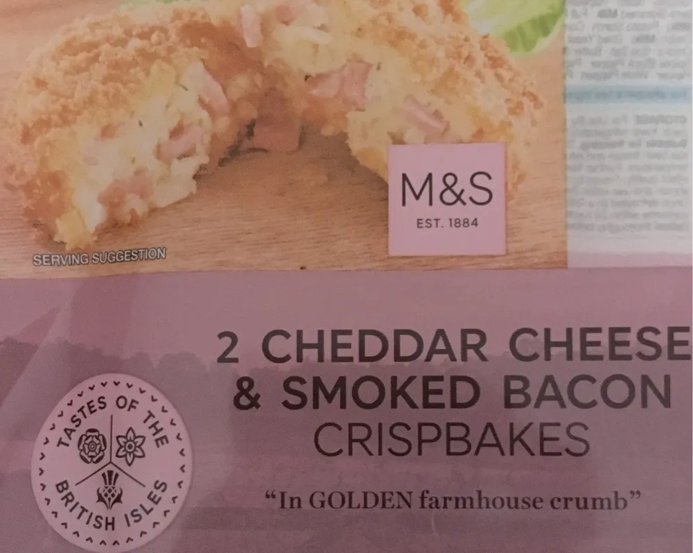 Cheddar Cheese & Smoked Bacon Crispbakes