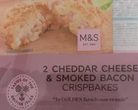 Cheddar Cheese & Smoked Bacon Crispbakes