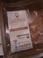 Crispy breaded chicken fillets