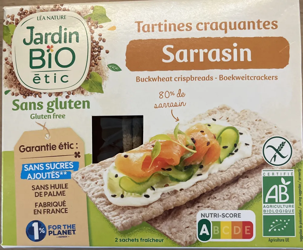 Tartines craquantes Sarrasin