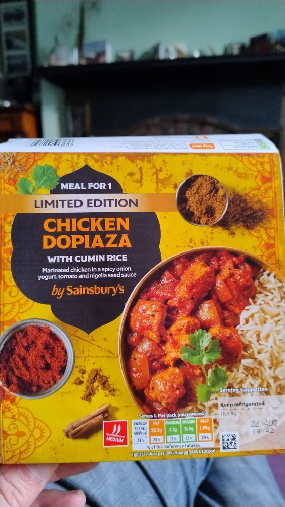 Chicken Dopiaza with Cumin Rice