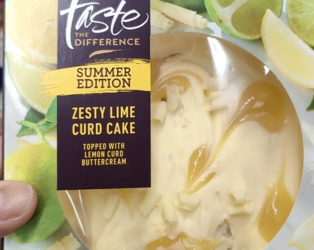 Zesty lime curd cake