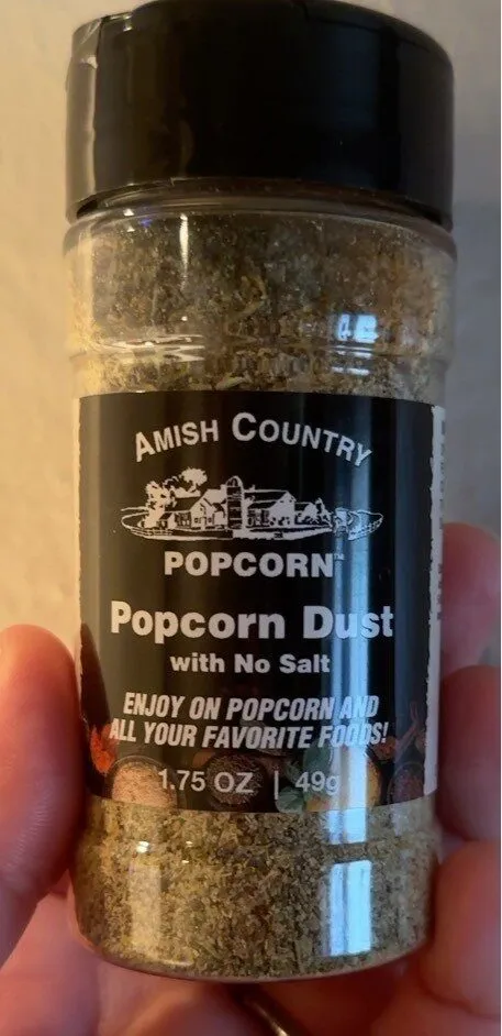 Popcorn dust with no salt