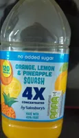 Orange Lemon and Pineapple Squash