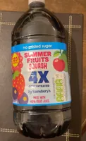 4X concentrated summer fruits squash
