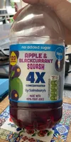Apple and blackcurrant squash