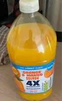 Orange and mango squash