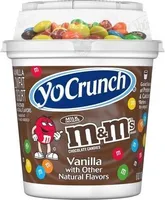 YoCrunch milk chocolate m&m's vanilla