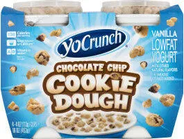 Chocolate Chip Cookie Dough Vanilla Lowfat Yogurt