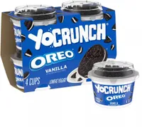 Yocrunch Oreo Vanilla Low Fat Yogurt