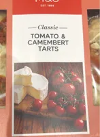 Tomato and camembert tarts