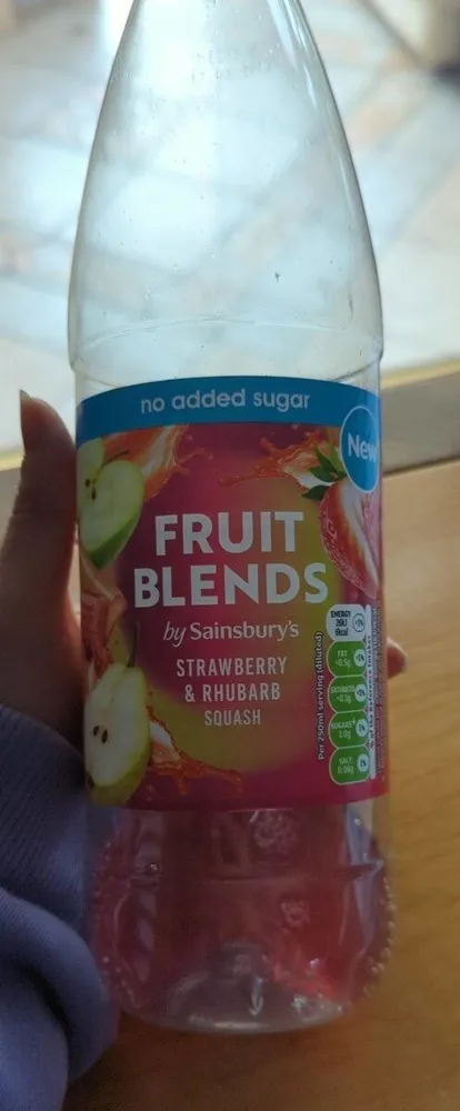 Fruit Blends Strawberry&Rhubarb Squash