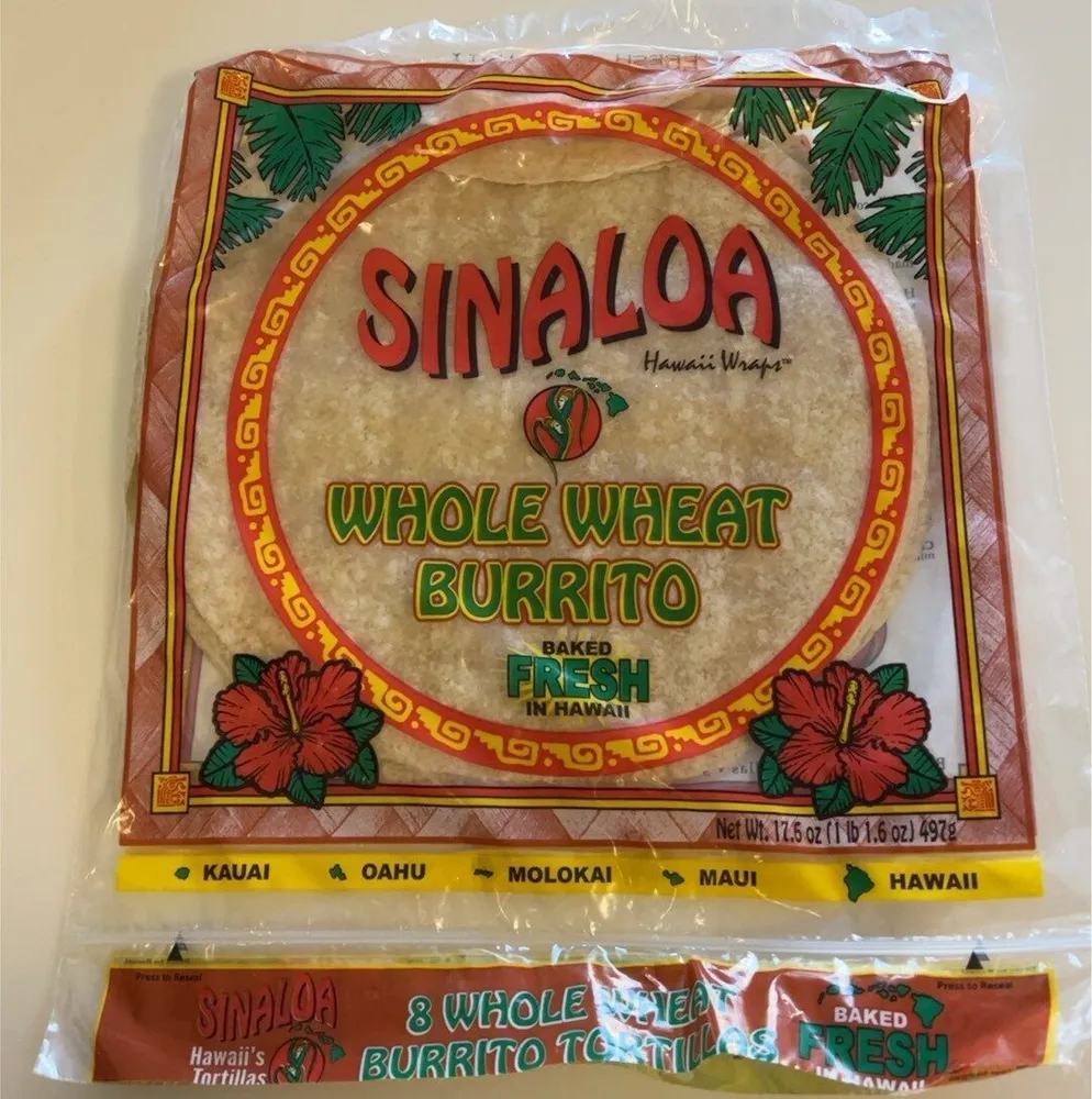 Whole wheat burrito